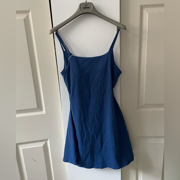 Halara SoftlyZero™ Plush Double Straps Active Dress size medium blue - Picture 2 of 10